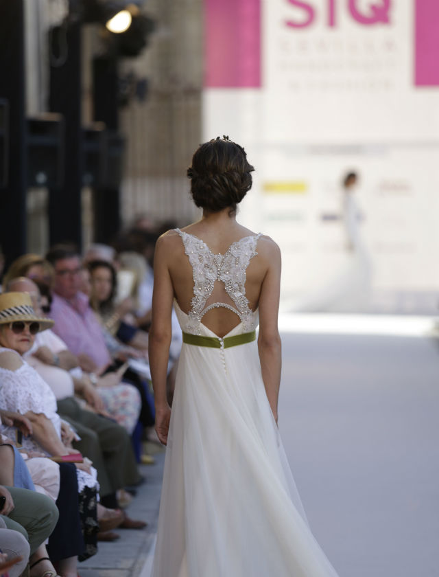 Desfile de novias de Iván Campaña de su colección 2018 en SIQ 2017. Foto: Vanessa Gómez