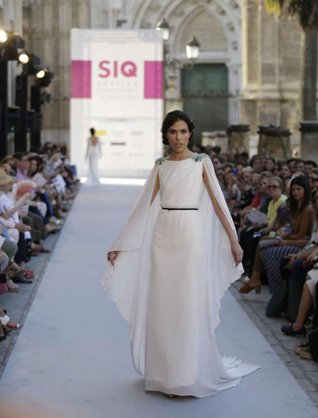 Desfile de novias de Iván Campaña de su colección 2018 en SIQ 2017. Foto: Vanessa Gómez