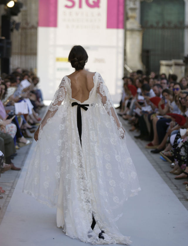 Desfile de novias de Iván Campaña de su colección 2018 en SIQ 2017. Foto: Vanessa Gómez