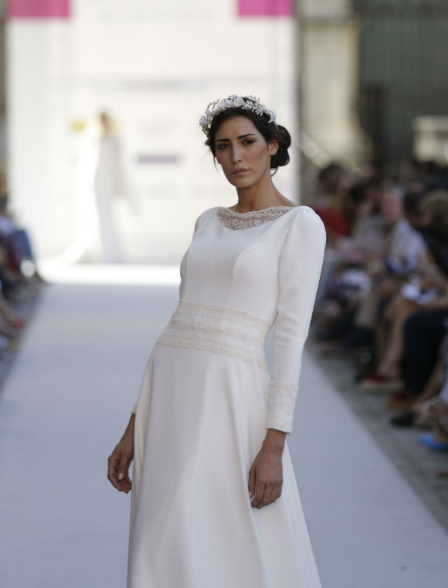 Desfile de novias de Iván Campaña de su colección 2018 en SIQ 2017. Foto: Vanessa Gómez
