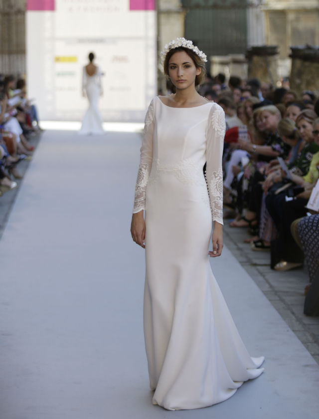 Desfile de novias de Iván Campaña de su colección 2018 en SIQ 2017. Foto: Vanessa Gómez