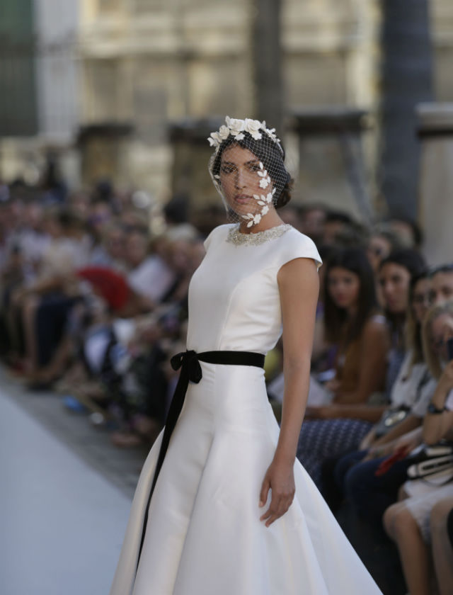 Desfile de novias de Iván Campaña de su colección 2018 en SIQ 2017. Foto: Vanessa Gómez