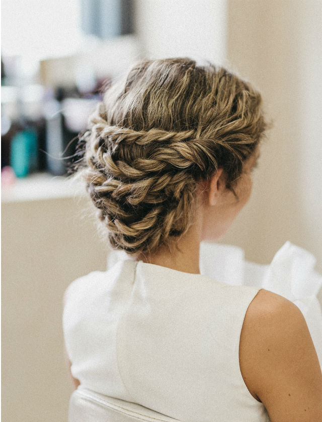 Recogido para novias del 2017-2018 de la estilista Ana Espejo. Foto: Lucía Cherubina