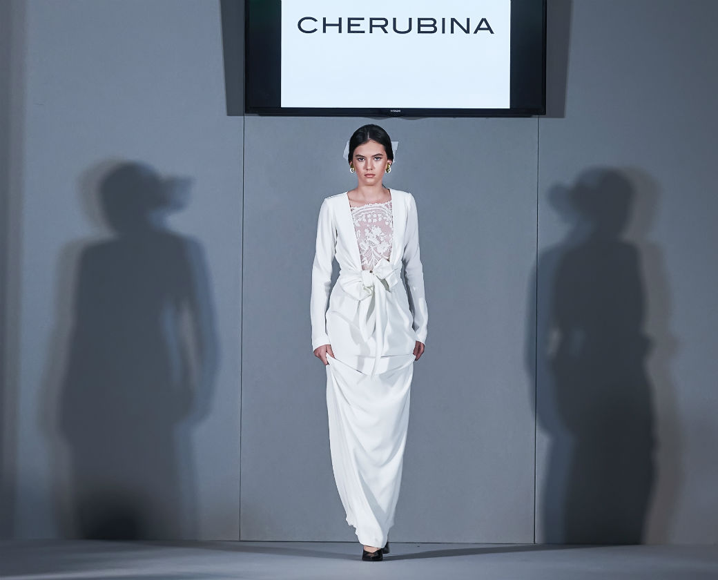 Desfile de Cherubina con la colección de novias 2018 «Le Beau Monde» en la Pasarela New Models. Foto: Nacho Álvarez