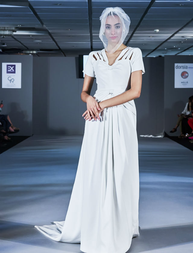 Desfile de Cherubina con la colección de novias 2018 «Le Beau Monde» en la Pasarela New Models. Foto: Nacho Álvarez