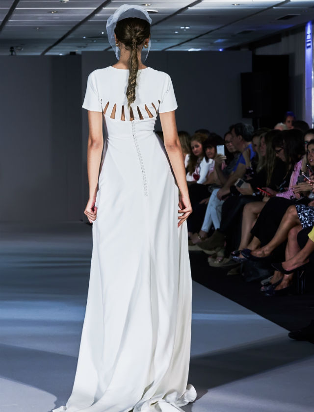 Desfile de Cherubina con la colección de novias 2018 «Le Beau Monde» en la Pasarela New Models. Foto: Nacho Álvarez