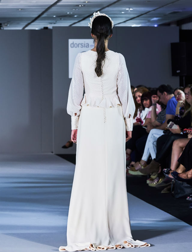 Desfile de Cherubina con la colección de novias 2018 «Le Beau Monde» en la Pasarela New Models. Foto: Nacho Álvarez