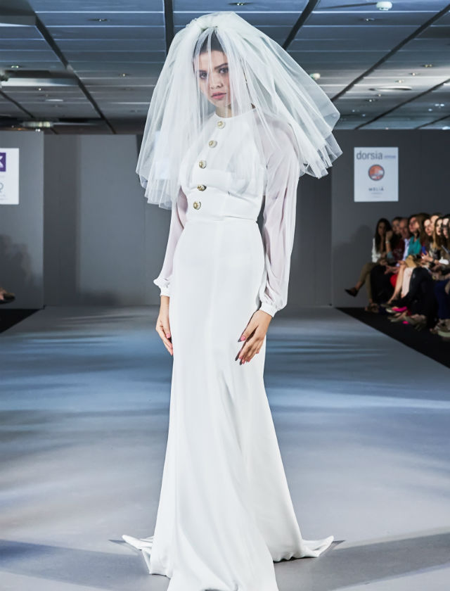 Desfile de Cherubina con la colección de novias 2018 «Le Beau Monde» en la Pasarela New Models. Foto: Nacho Álvarez