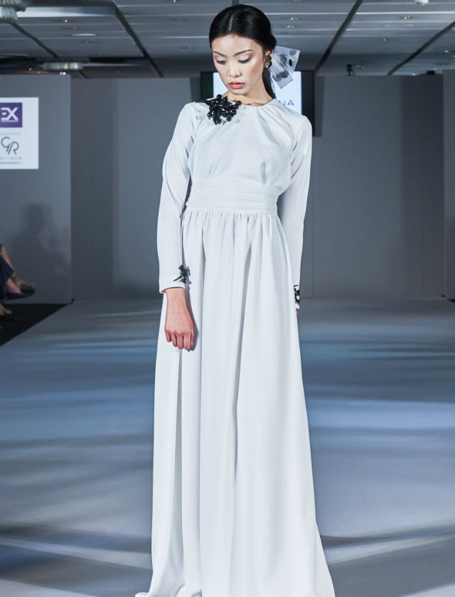 Desfile de Cherubina con la colección de novias 2018 «Le Beau Monde» en la Pasarela New Models. Foto: Nacho Álvarez