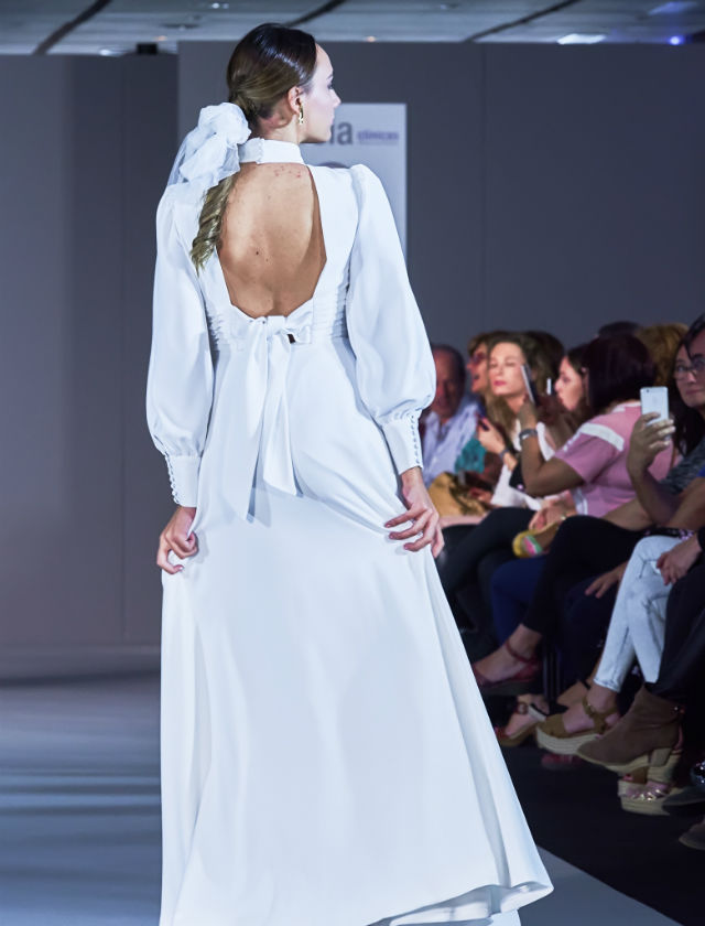 Desfile de Cherubina con la colección de novias 2018 «Le Beau Monde» en la Pasarela New Models. Foto: Nacho Álvarez