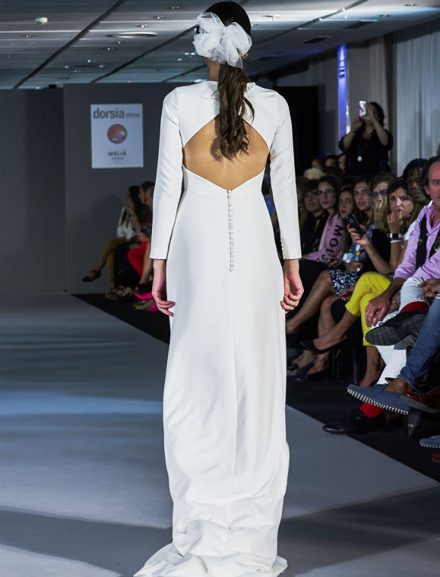 Desfile de Cherubina con la colección de novias 2018 «Le Beau Monde» en la Pasarela New Models. Foto: Nacho Álvarez