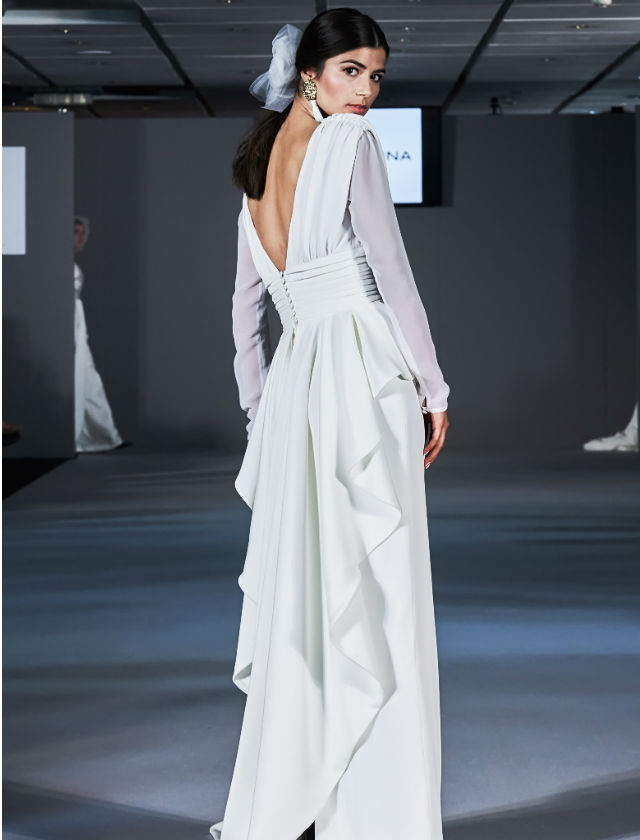 Desfile de Cherubina con la colección de novias 2018 «Le Beau Monde» en la Pasarela New Models. Foto: Nacho Álvarez