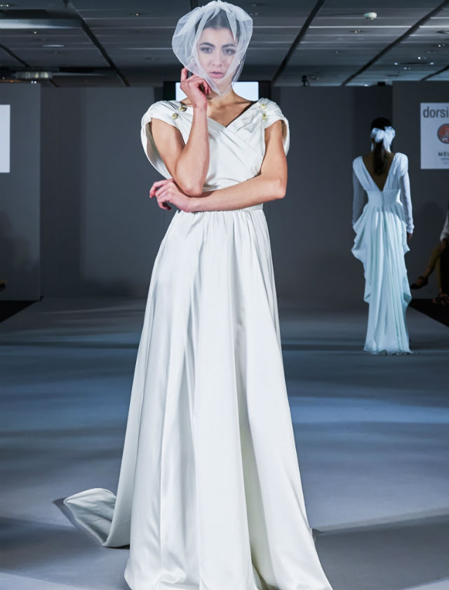 Desfile de Cherubina con la colección de novias 2018 «Le Beau Monde» en la Pasarela New Models. Foto: Nacho Álvarez