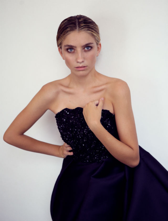 Sesión de fotos de Jesús Isnard con diseños de Manuel Zerpa