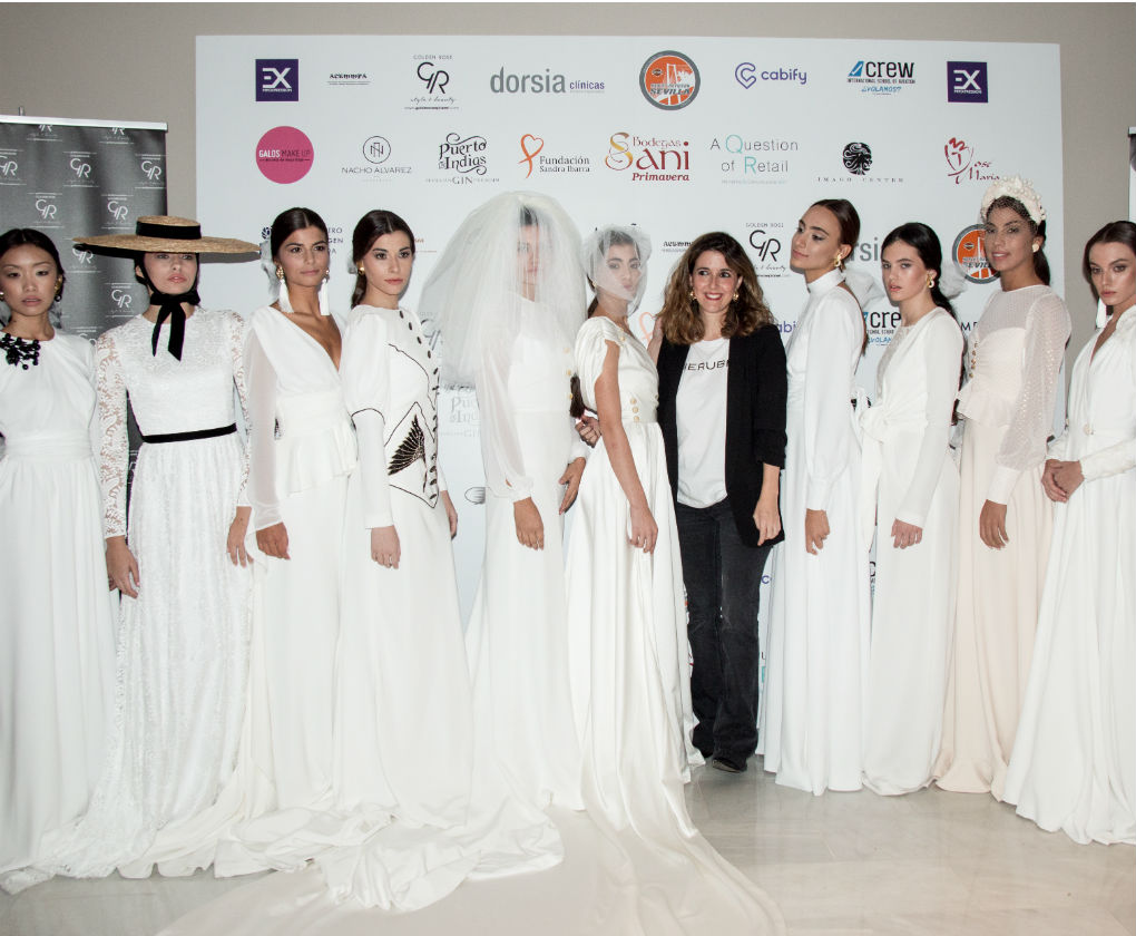 Desfile de Cherubina con la colección de novias 2018 «Le Beau Monde» en la Pasarela New Models. Foto: Juan Delgado