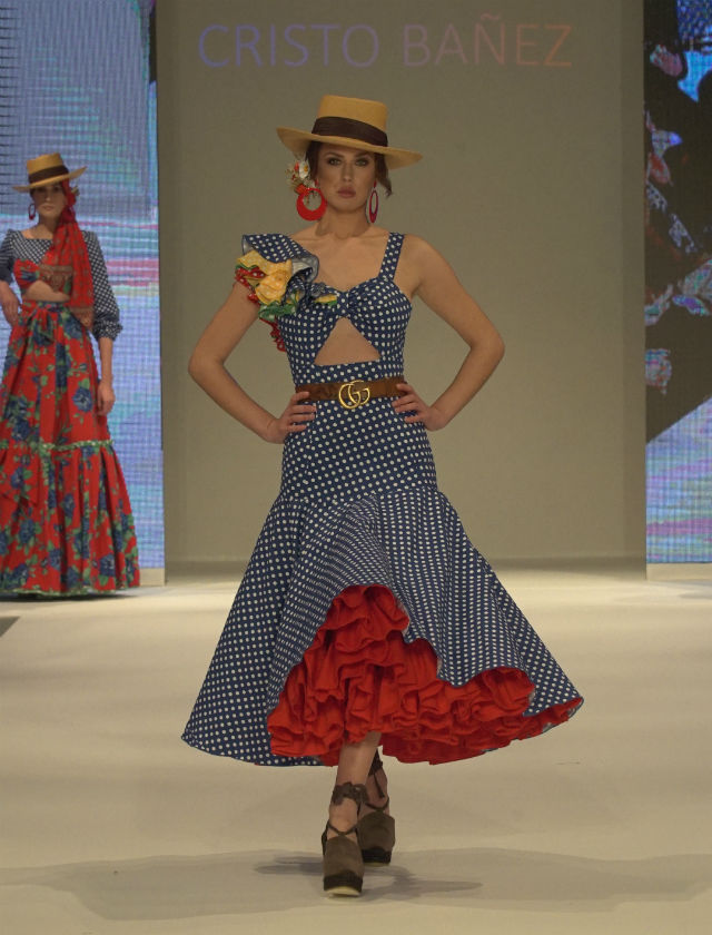 Desfile de Cristo Báñez en D`Flamenca Doñana 2018. Foto: Nacho Nieto