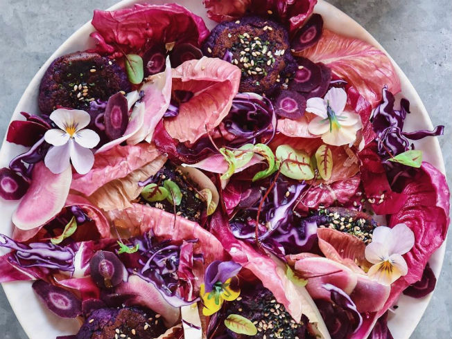 ¿Has probado ya la lechuga rosa?