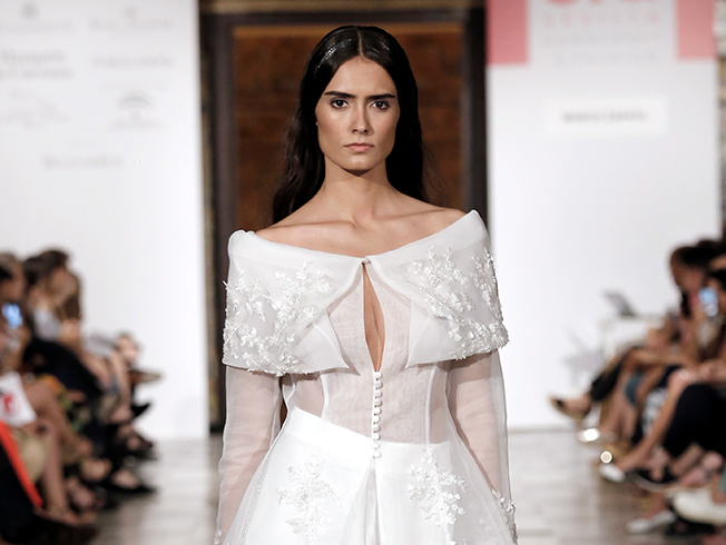 Tendencias de peinado para novias vistas en SIQ 2018
