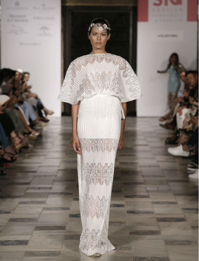 Desfile de vestidos de novia de Atelier Rima en SIQ 2018. Foto: Chema Soler