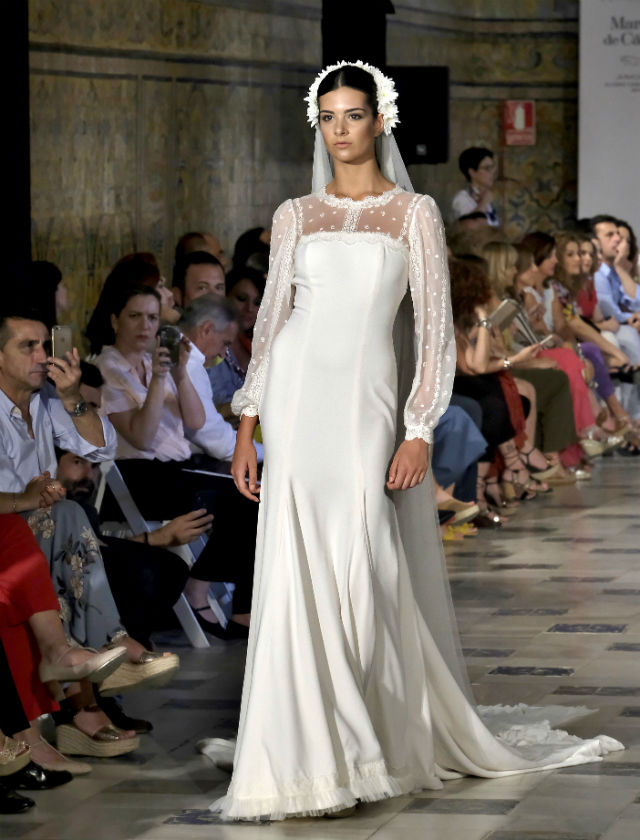 Desfile de la colección de novias 2019 de Aurora Gaviño en SIQ 2018. Foto: JM Serrano