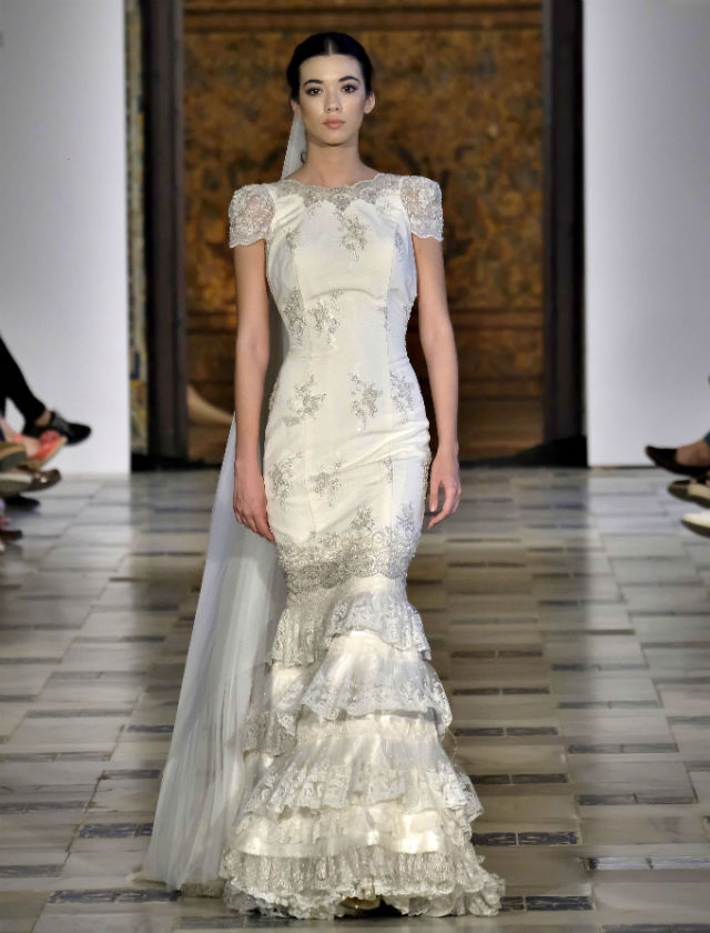 Desfile de la colección de novias 2019 de Aurora Gaviño en SIQ 2018. Foto: JM Serrano