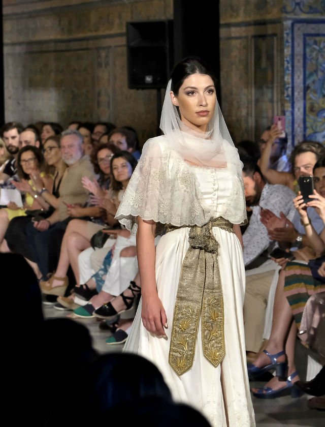 Desfile de la colección de novias 2019 de Aurora Gaviño en SIQ 2018. Foto: JM Serrano