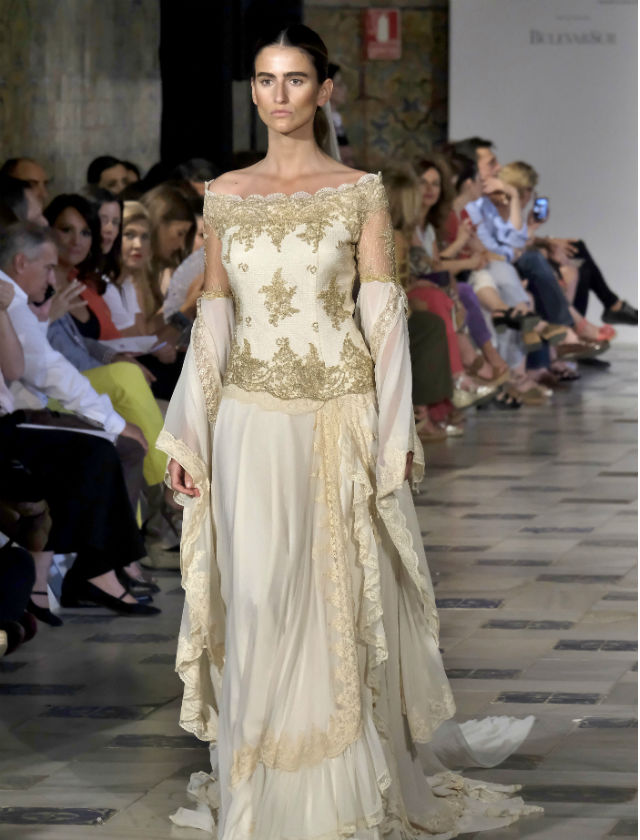 Desfile de la colección de novias 2019 de Aurora Gaviño en SIQ 2018. Foto: JM Serrano