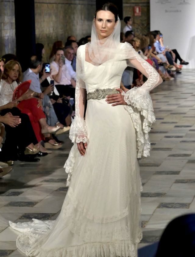 Desfile de la colección de novias 2019 de Aurora Gaviño en SIQ 2018. Foto: JM Serrano