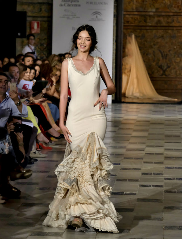 Desfile de la colección de novias 2019 de Aurora Gaviño en SIQ 2018. Foto: JM Serrano