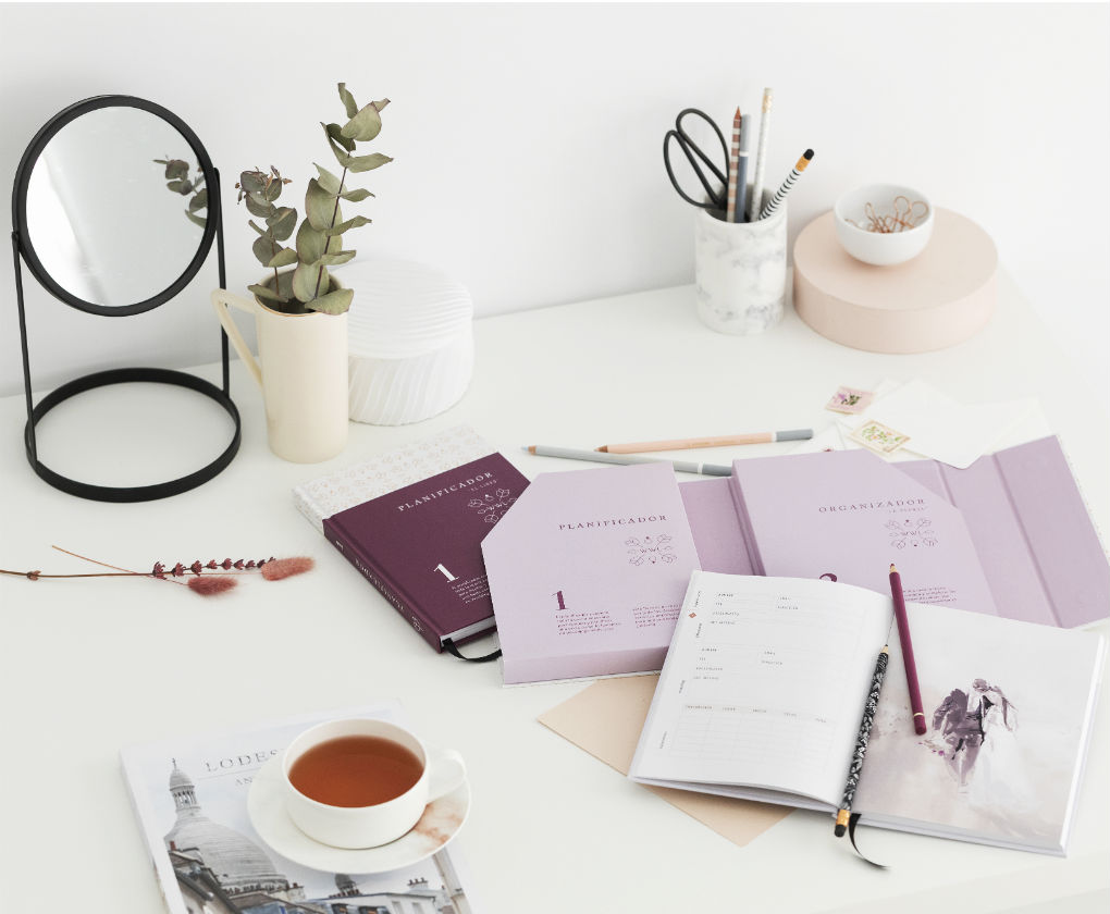 Así es la II edición de Wedding Planner, el libro y la agenda para organizar una boda de Weddings with love. Foto: Melon Blanc