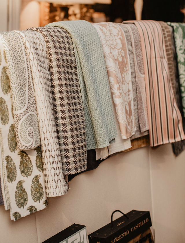 Presentación de la nueva colección de Tejidos diseñados por Lorenzo Castillo para la firma Gastón y Daniela