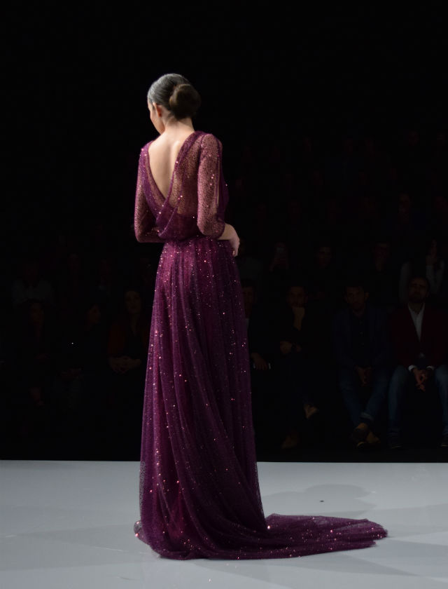 Desfile de Rocío Osorno con vestidos de fiesta para invitadas. Foto: RP