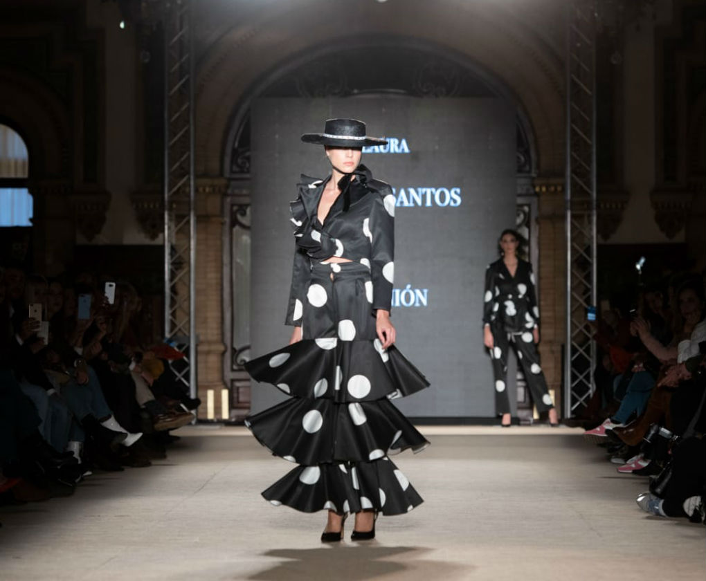 Desfile de Laura de los Santos en We Love Flamenco 2019. Foto: Aníbal González