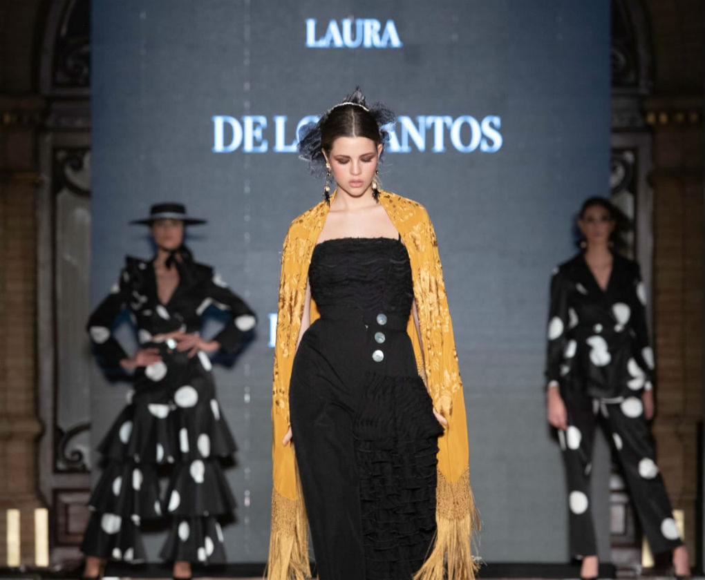 Desfile de Laura de los Santos en We Love Flamenco 2019. Foto: Aníbal González
