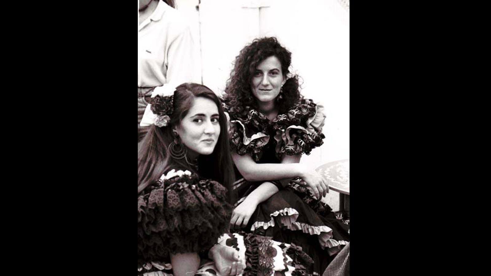 Moda flamenca: así se ha vestido la sevillana a lo largo de la historia. Fotografía del archivo de ABC de Sevilla de la década de los noventa