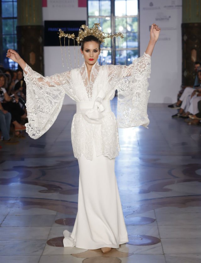 Vestido de novia de Francisco Tamaral. Foto: Chema Soler