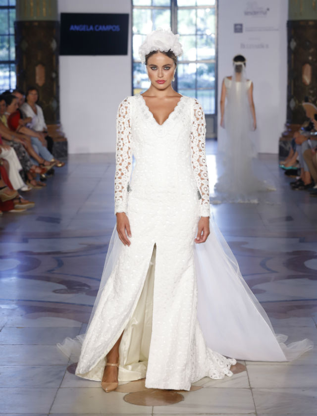 Vestido de novia de Ángela Campos. Foto: Chema Soler