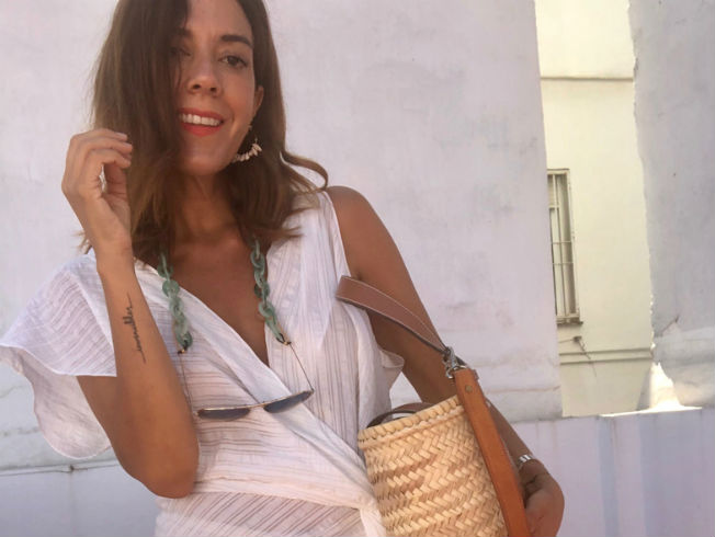 Un top de Zara que en realidad es un vestido o túnica