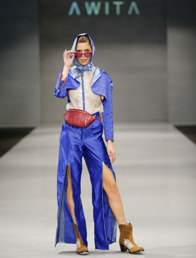 Desfile de Awita, ganadora de Code 41 Talent