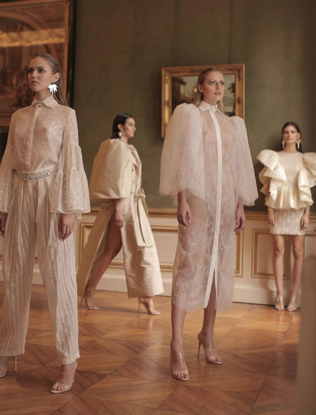 Colección primavera-verano 2020 de Juana Martín en París. Foto: EFE