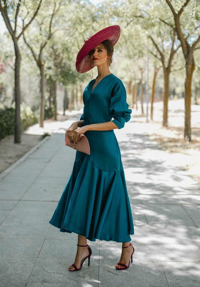 Kimono de P & Roses que Invitada Ideal luce como vestido