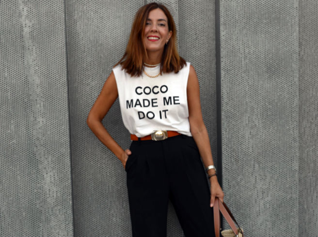 ¿Cómo creas tus looks en clave blanco y negro?