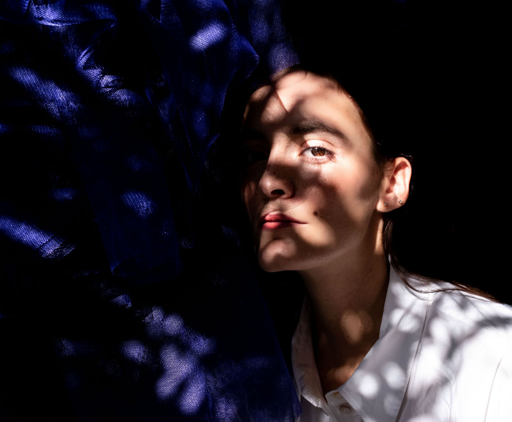 María Rodríguez, diseñadora de Reveglion ganadora del Premio Bulevar Sur Revelación 2019. Foto: Tomás Muruaga