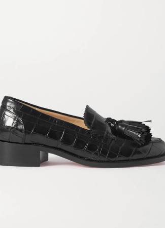 mocassin louboutin femme