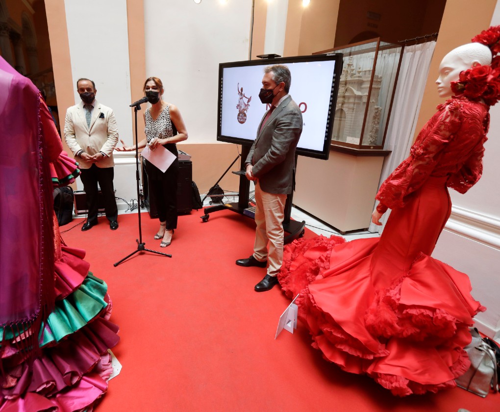 Presentación de la pasarela virtual de moda flamenca. Foto: Raúl Doblado