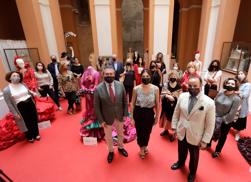 Presentación de la pasarela virtual de moda flamenca. Foto: Raúl Doblado