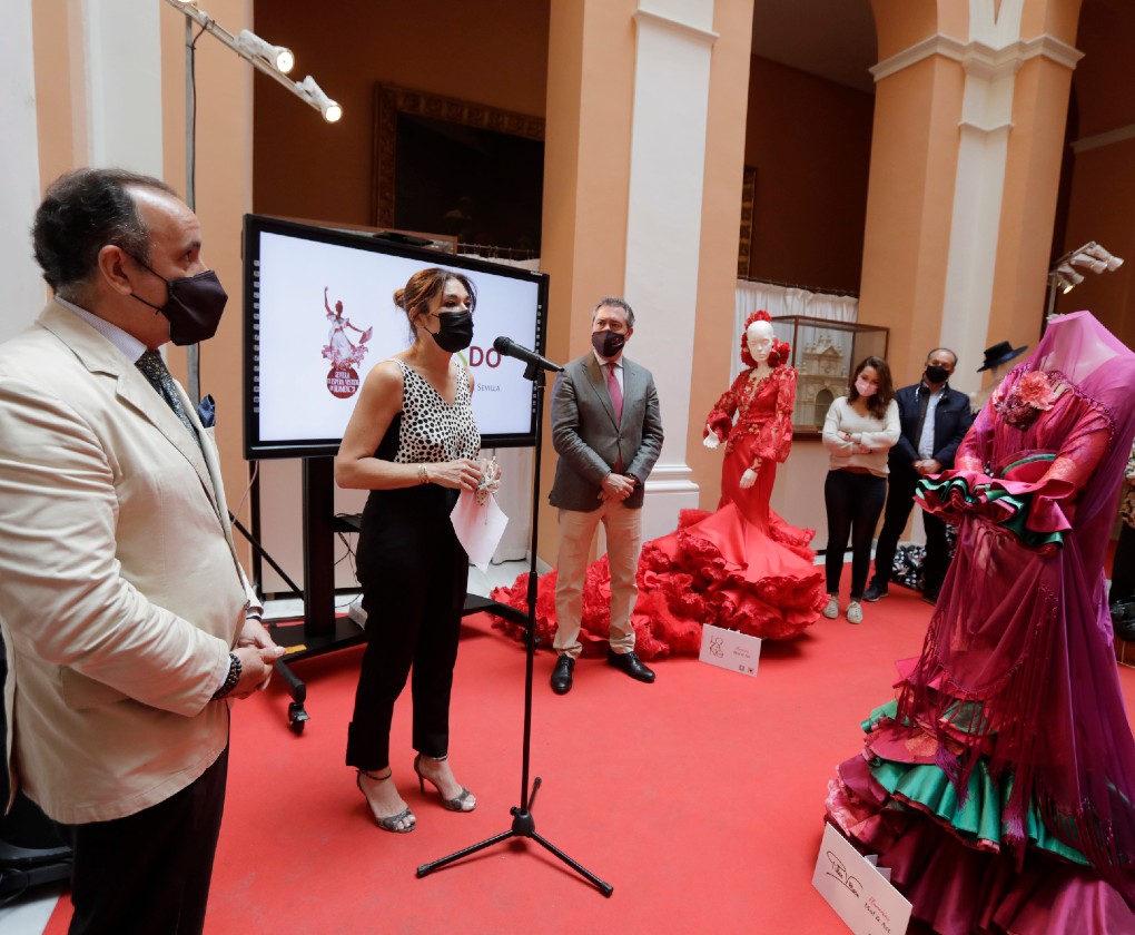 Presentación de la pasarela virtual de moda flamenca. Foto: Raúl Doblado