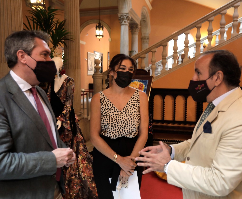 Presentación de la pasarela virtual de moda flamenca. Foto: Raúl Doblado
