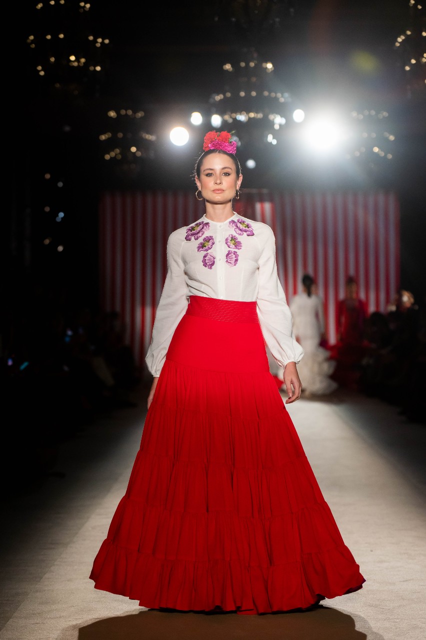 Desfile de José Hidalgo en We Love Flamenco 2022. Foto: Aníbal González