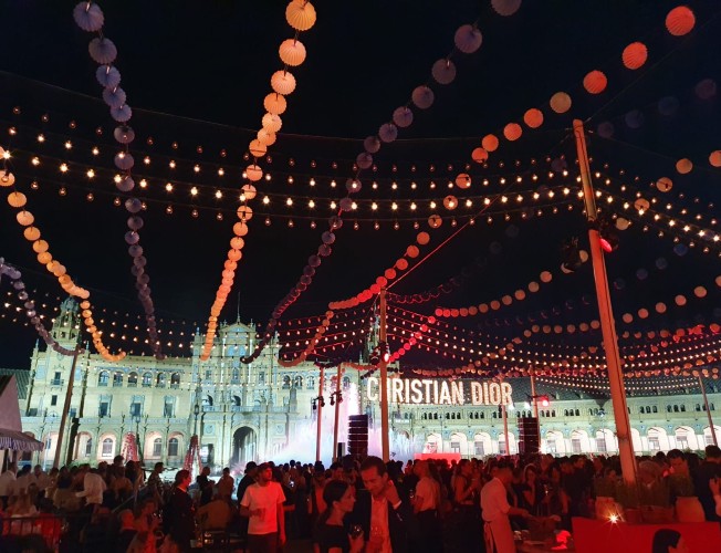 Las curiosidades del desfile de Dior en Sevilla y la fiesta (lo que vivimos desde dentro)